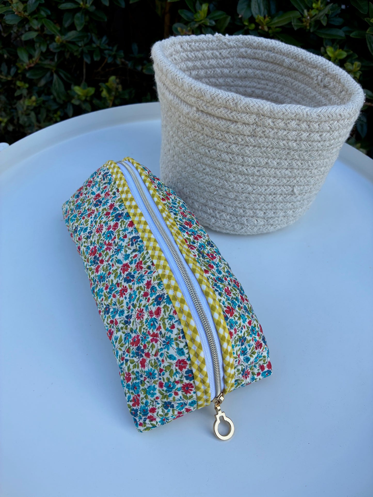 Quilted Trixie Zip Pouch – Phoebe (Liberty of London)