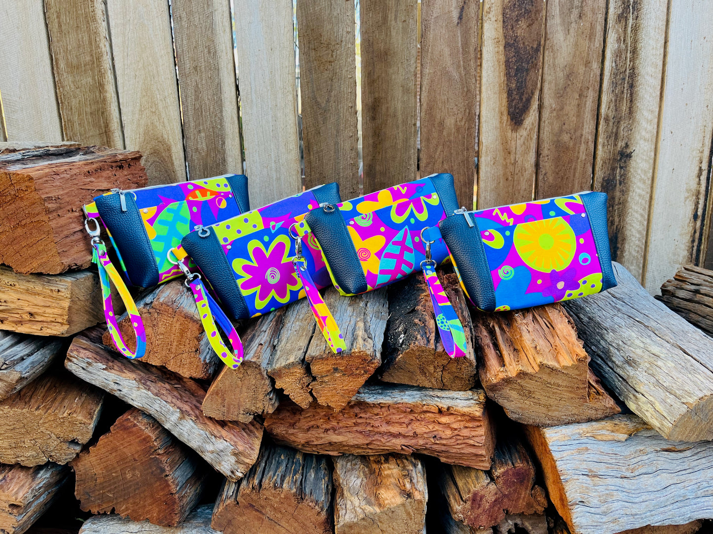 Norfolk Pouch - Fluoro Madness (Karen Hempel Designs)