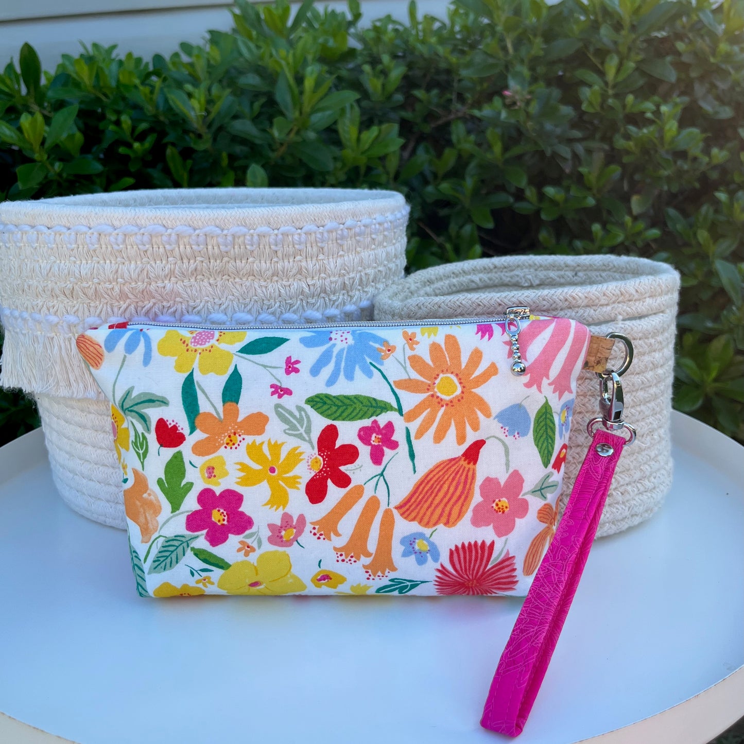 Norfolk Pouch - Sketchbook Bloom - (The Artist's Home Collection - Liberty Cotton)