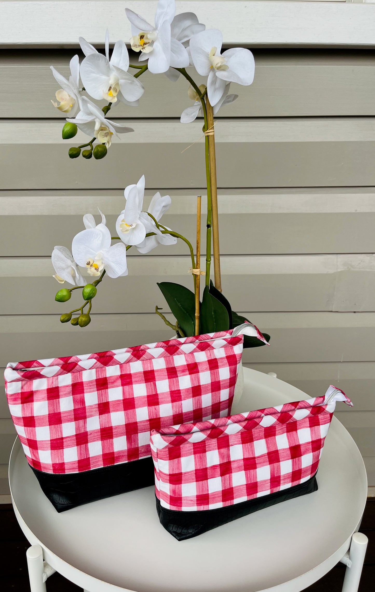 Lola Pouch - Red Gingham (Cloth Cuts Originals)