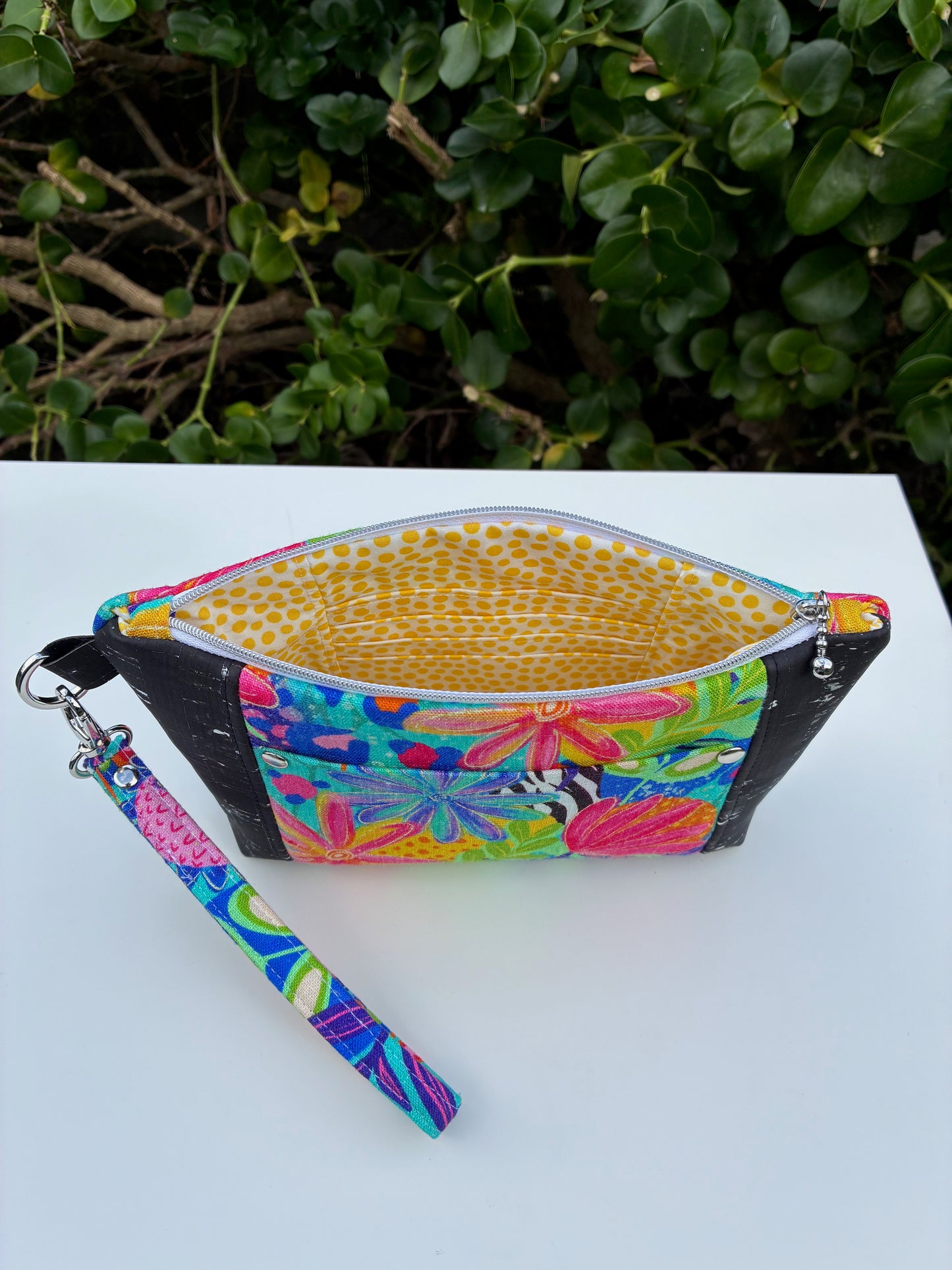 Norfolk Pouch - Calista Bright Floral (Ladybird and Roar)