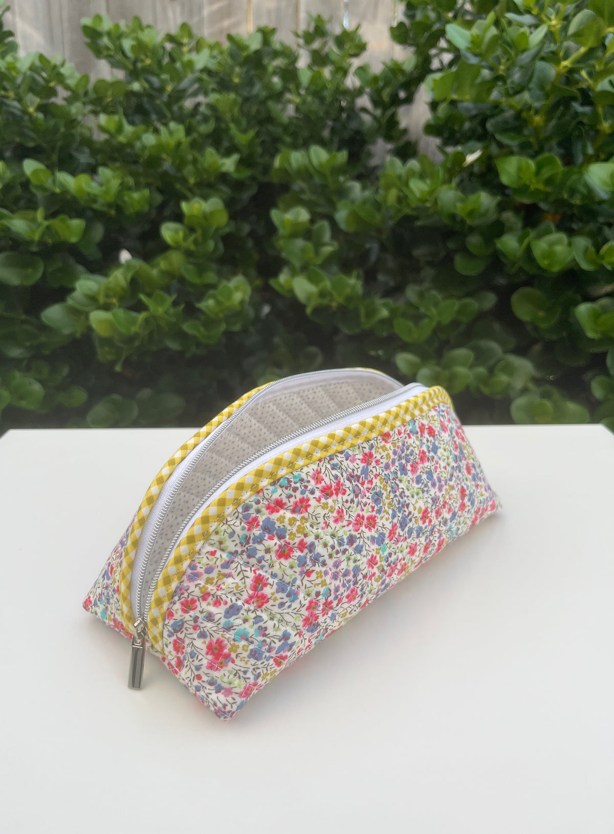 Quilted Trixie Zip Pouch – Phoebe Multi (Liberty of London)