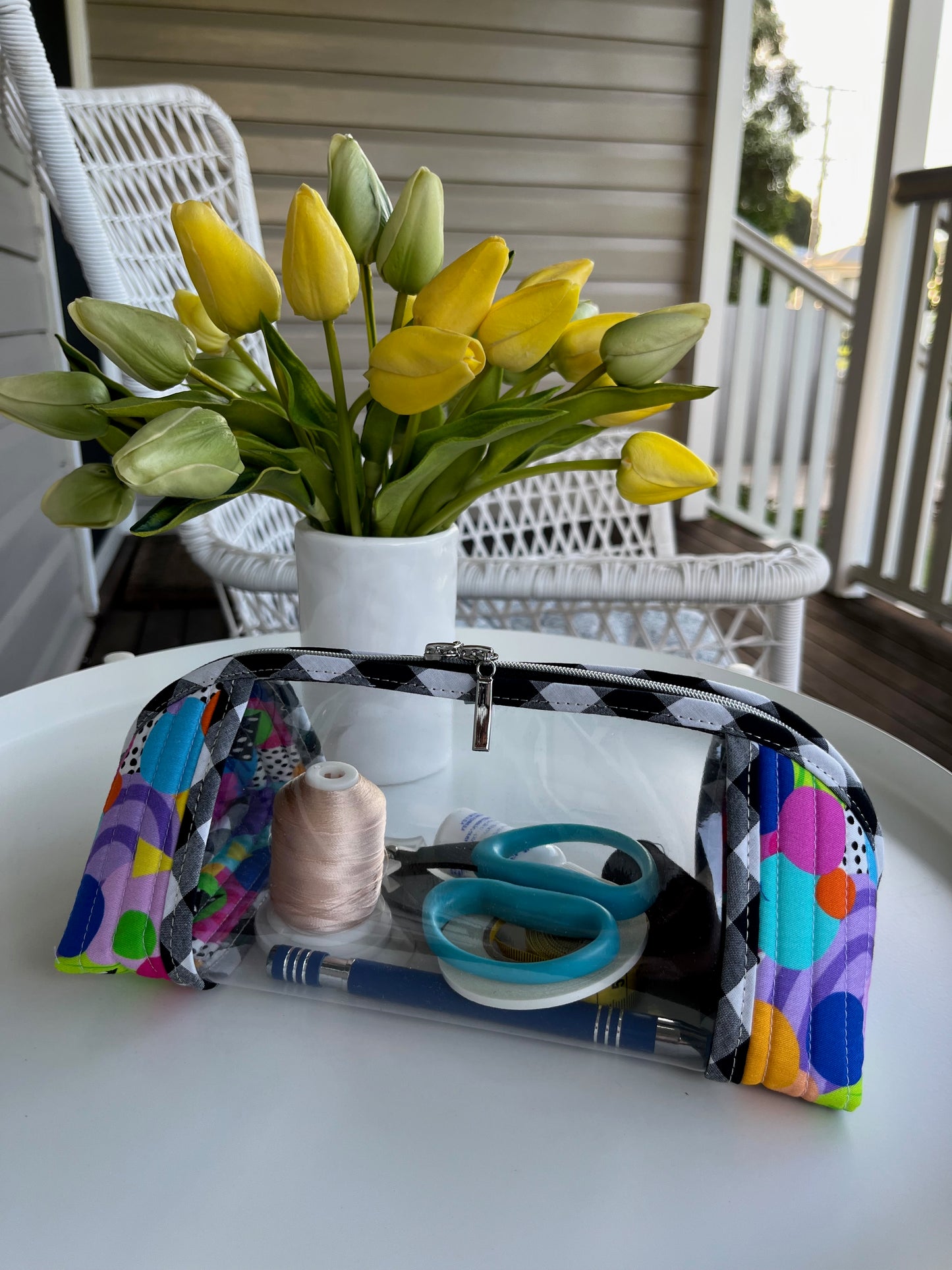 Clearly Trixie pouch - Bubble Club (Wonderland Design Co)