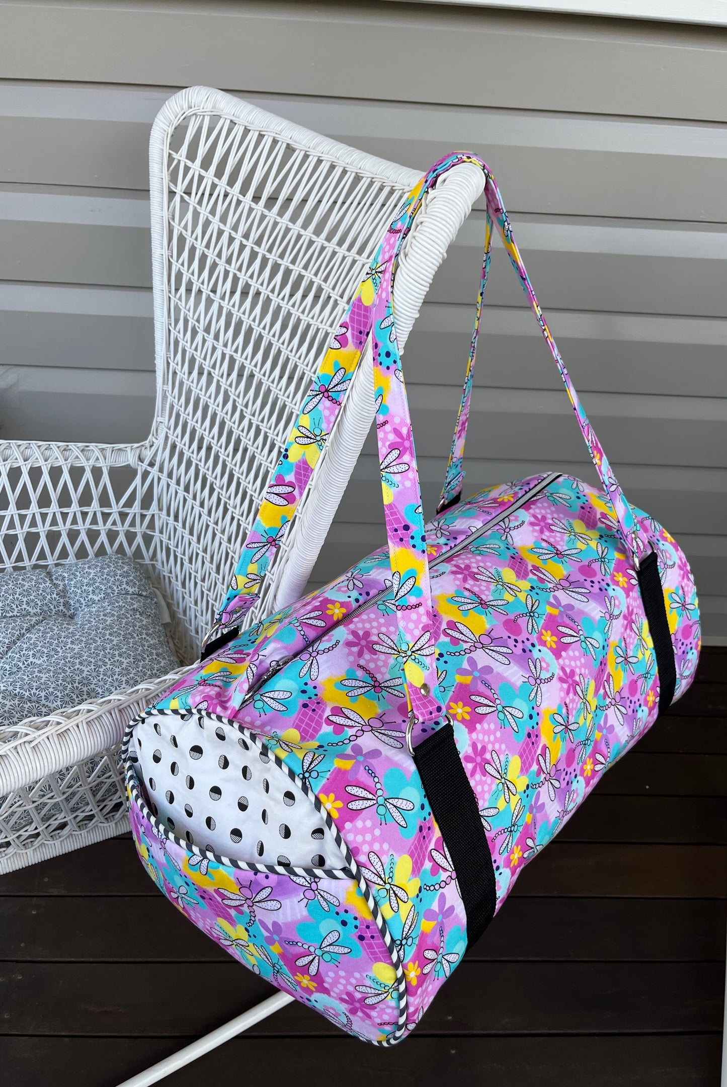Duffle Bag - Dancing Dragonflies (Wonderland Design Co)