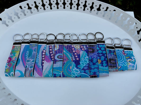Indigenous Wristlet Key fobs - Boogle Jarjums (Val Smith Art)