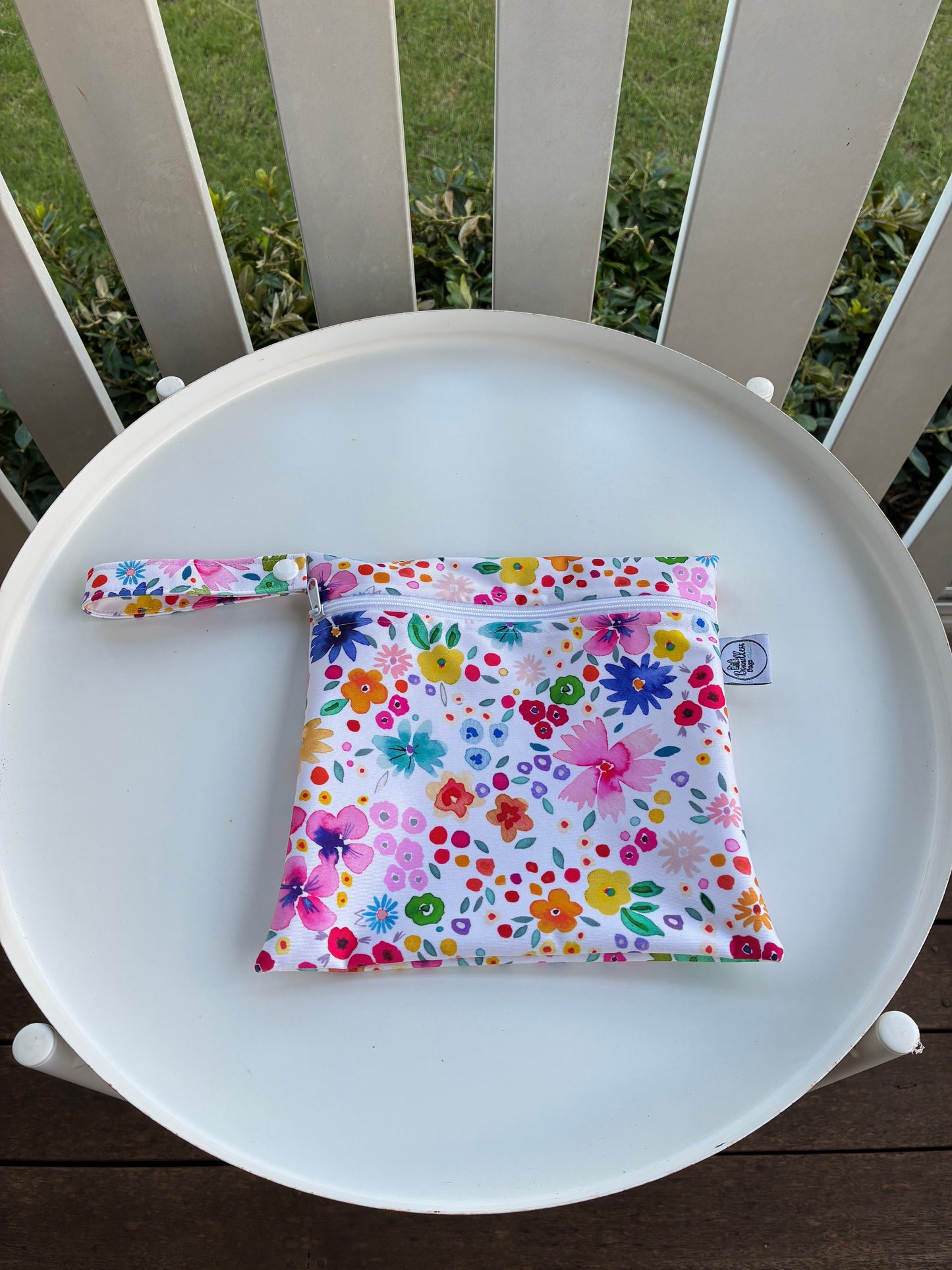 Water-resistant wet bags - Spring Party Confetti Ditsy Floral (Ninola Design)