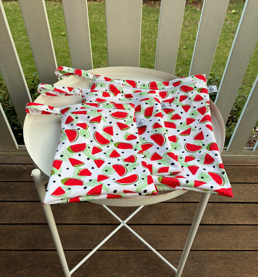 Water-resistant wet bags - Luscious Fruit Watermelon (Annette Winter)