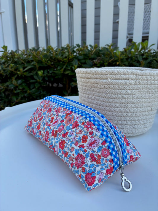 Quilted Trixie Zip Pouch – Theresa C (Liberty of London)