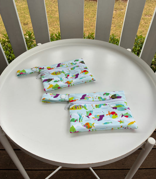 Water-resistant wet bags - Fish Tropical (Annette Winter)