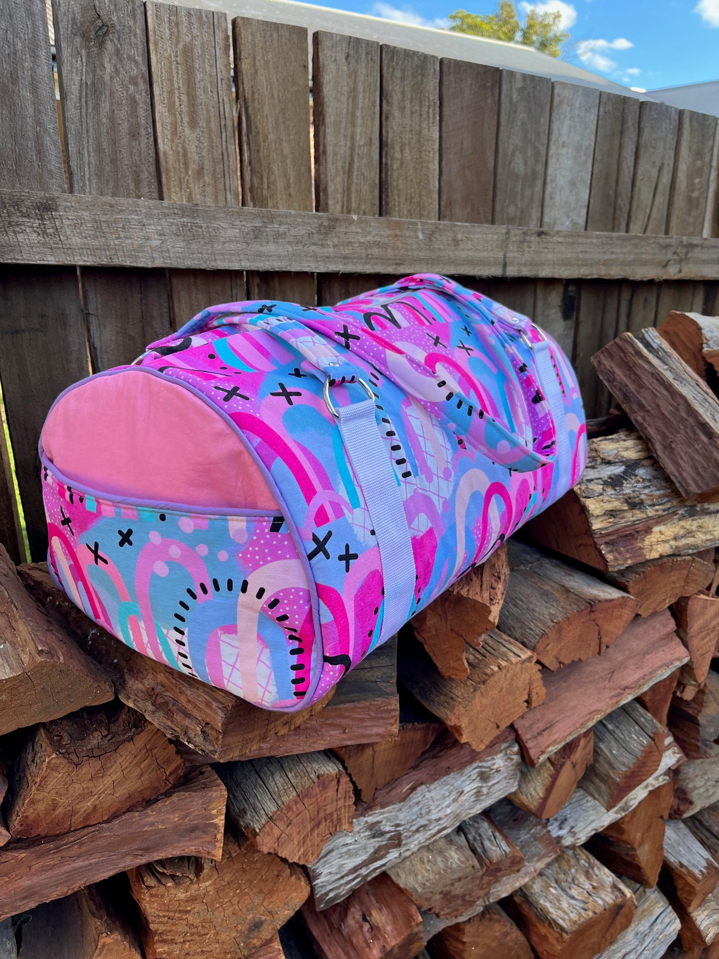 Duffle Bag - Pink Wonderland (Wonderland Design Co)