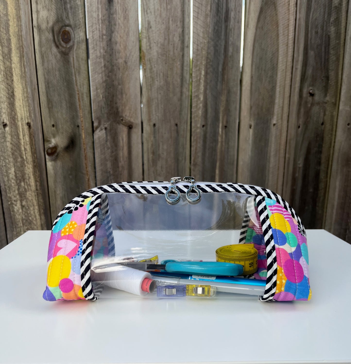 Clearly Trixie pouch - Love Bubble (Wonderland Design Co)