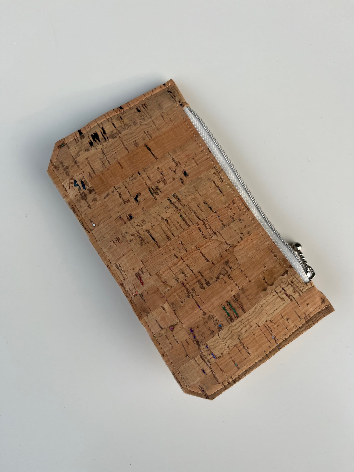 Purse Pal Wallet - Natural Metallic Portuguese Rainbow Cork