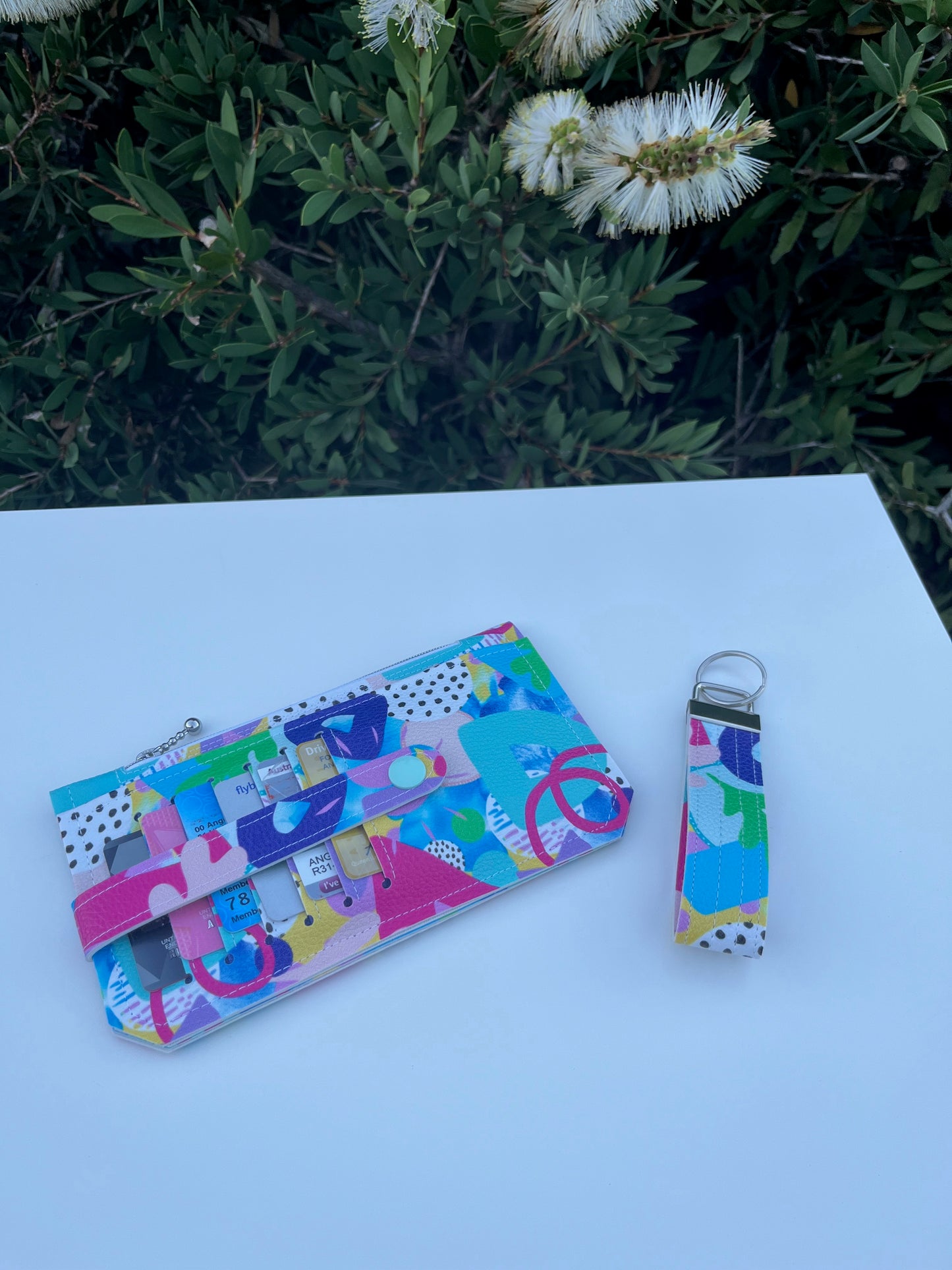 Purse Pal Wallet & Key Fob - C'est La Vie (Wonderland Design Co)