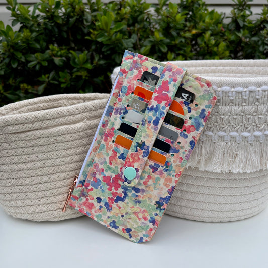 Purse Pal Wallet - Portuguese Cork (Colourful Dots design)