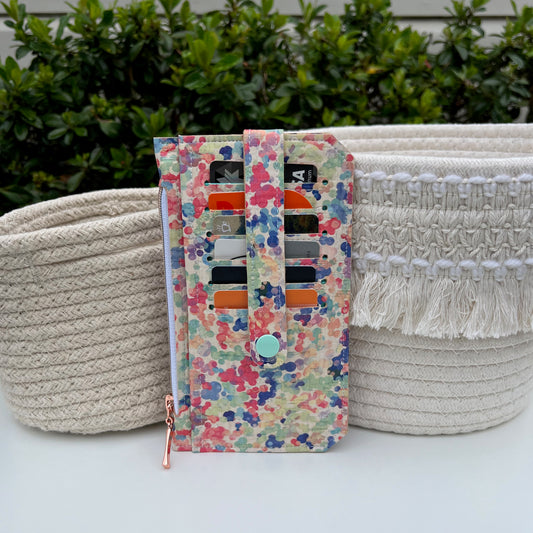 Purse Pal Wallet - Portuguese Cork (Colourful Dots design)