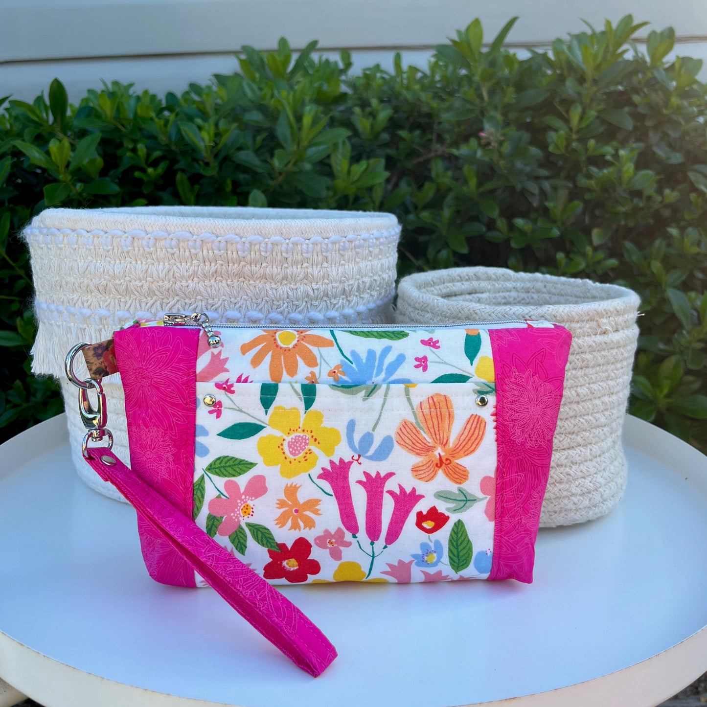 Norfolk Pouch - Sketchbook Bloom - (The Artist's Home Collection - Liberty Cotton)