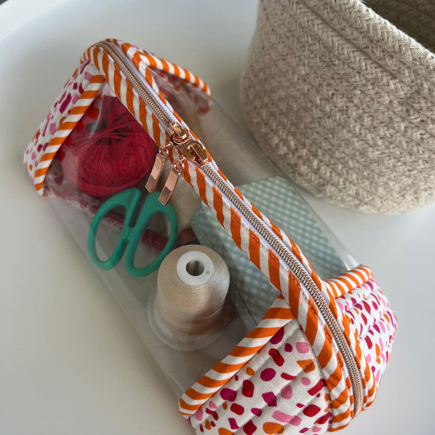 Clearly Trixie pouch - Creativity Glows - Cloud Bubblegum (Moda)