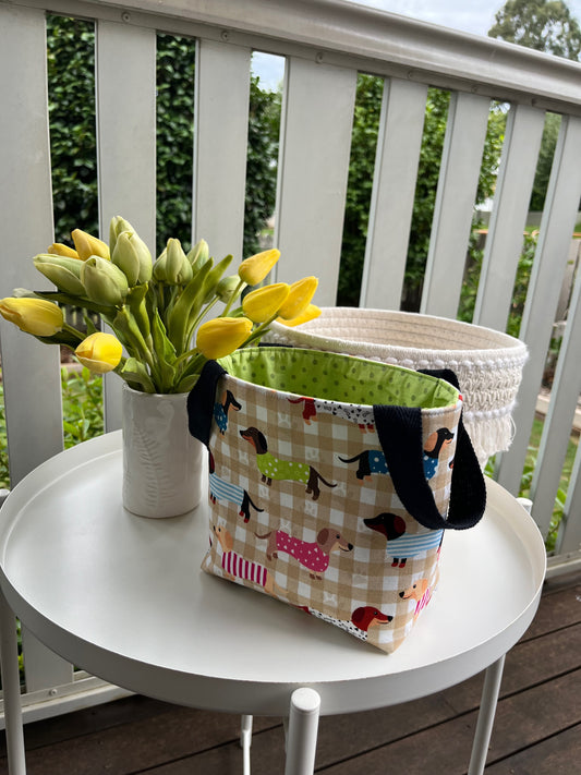 Chibi Bag - Dachshund Run (Walandella Designs)