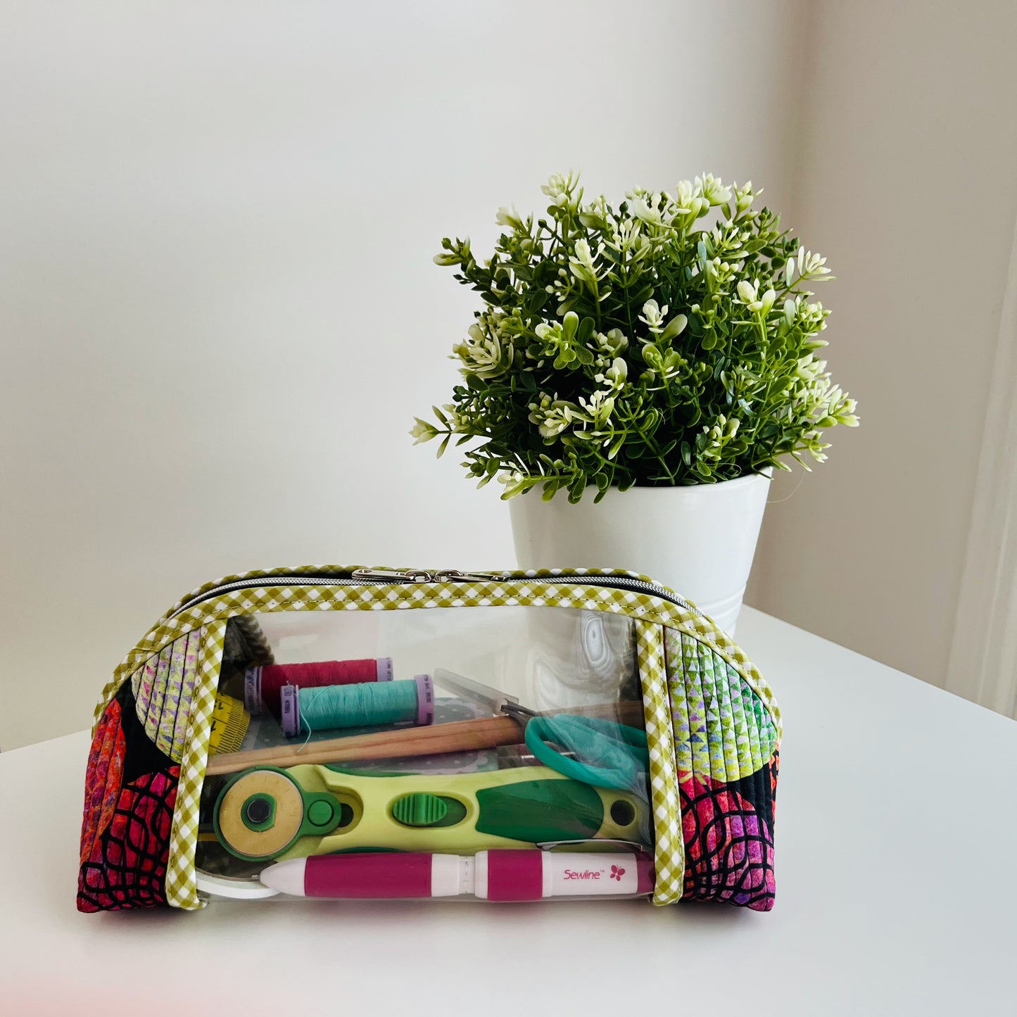 Clearly Trixie pouch - Halcyon