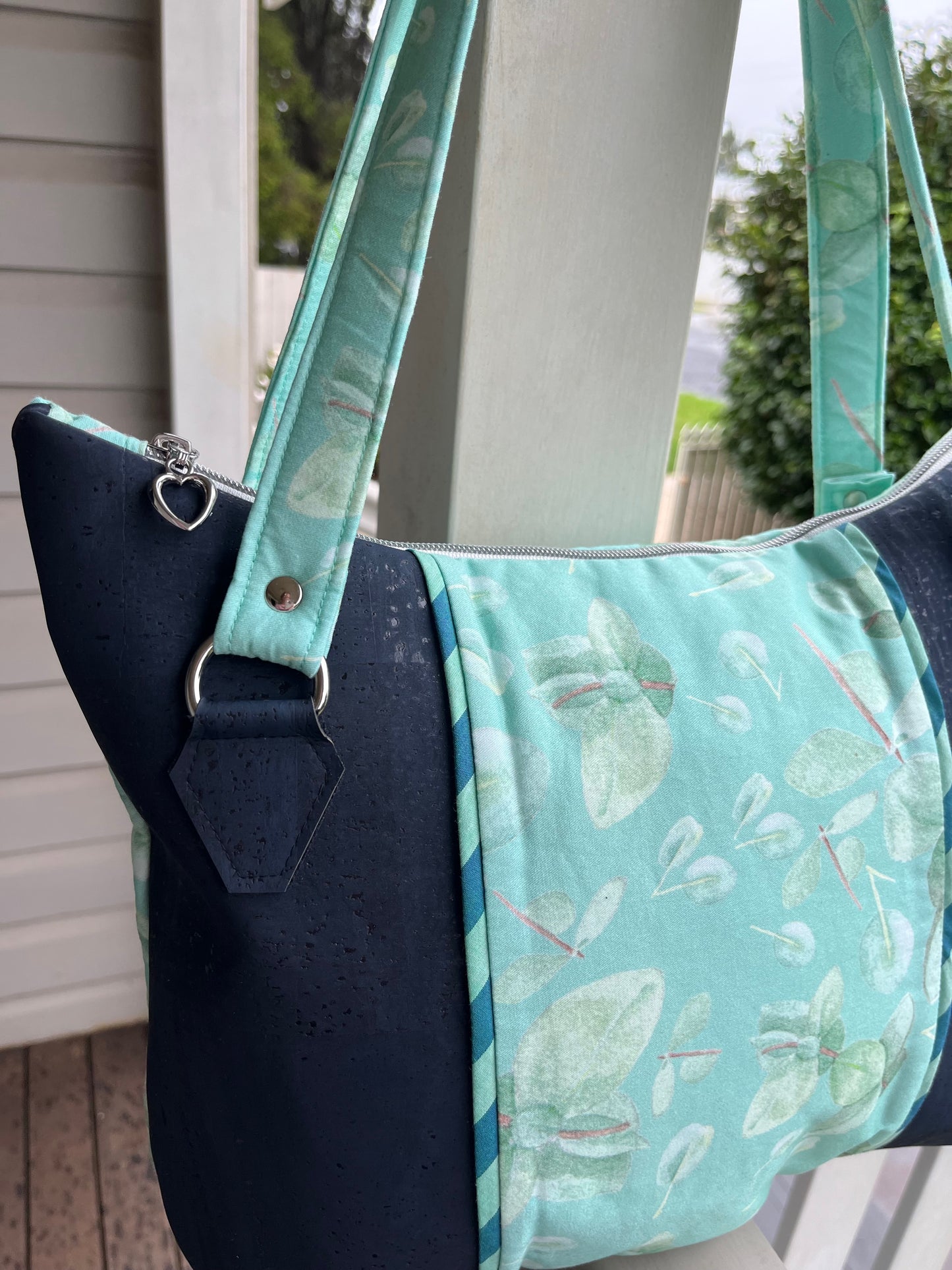 Harlow Bag - Dancing Bluegums Green (Jessie Gore Illustrations)
