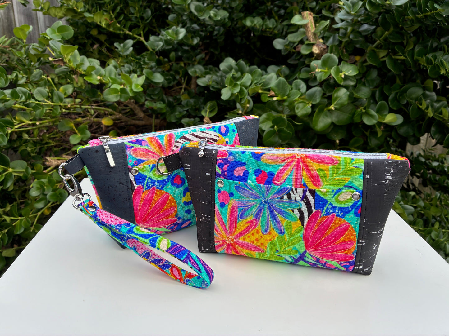 Norfolk Pouch - Calista Bright Floral (Ladybird and Roar)