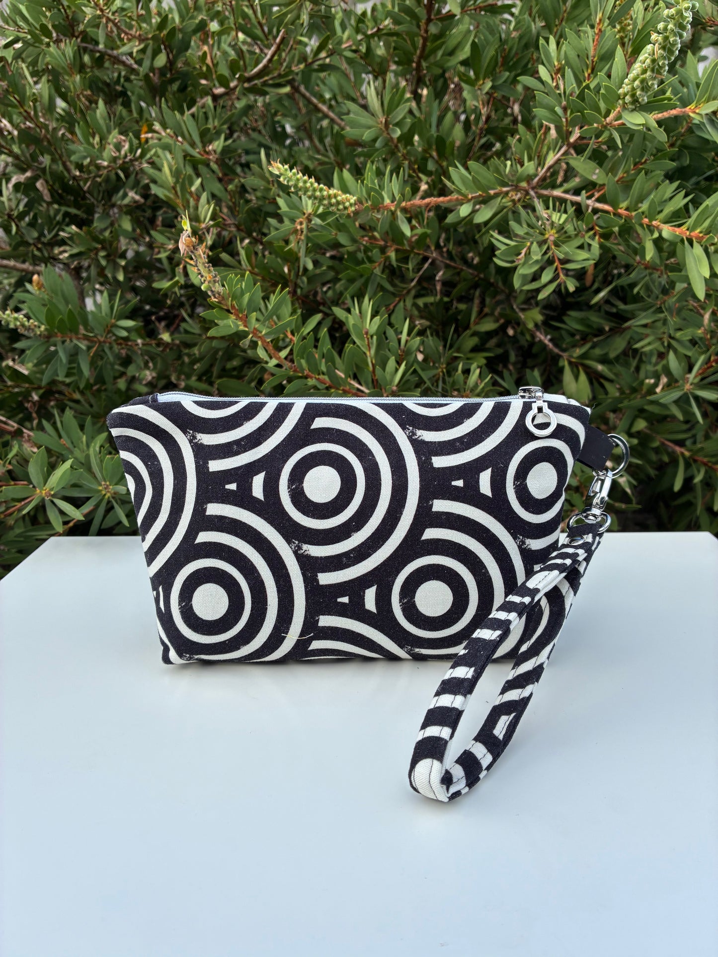 Norfolk Pouch - Black Circles (Averly Designs)