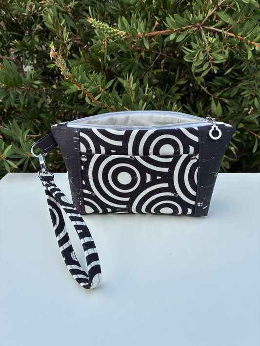 Norfolk Pouch - Black Circles (Averly Designs)