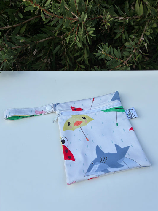 Water-resistant wet bags - Bugs and Brollies (Toto and Dotty Designs)