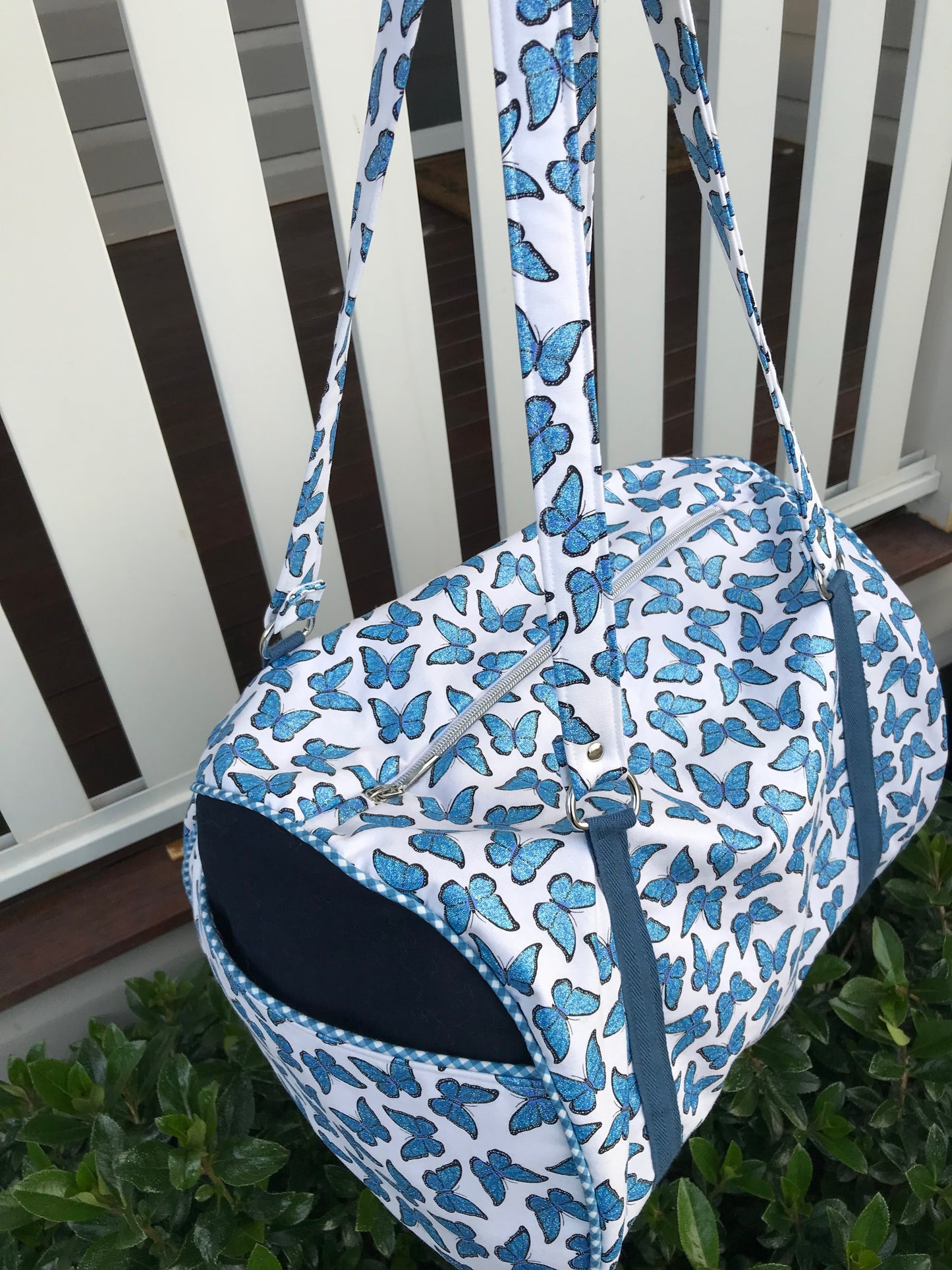 Duffle Bag - Sparkly Butterflies