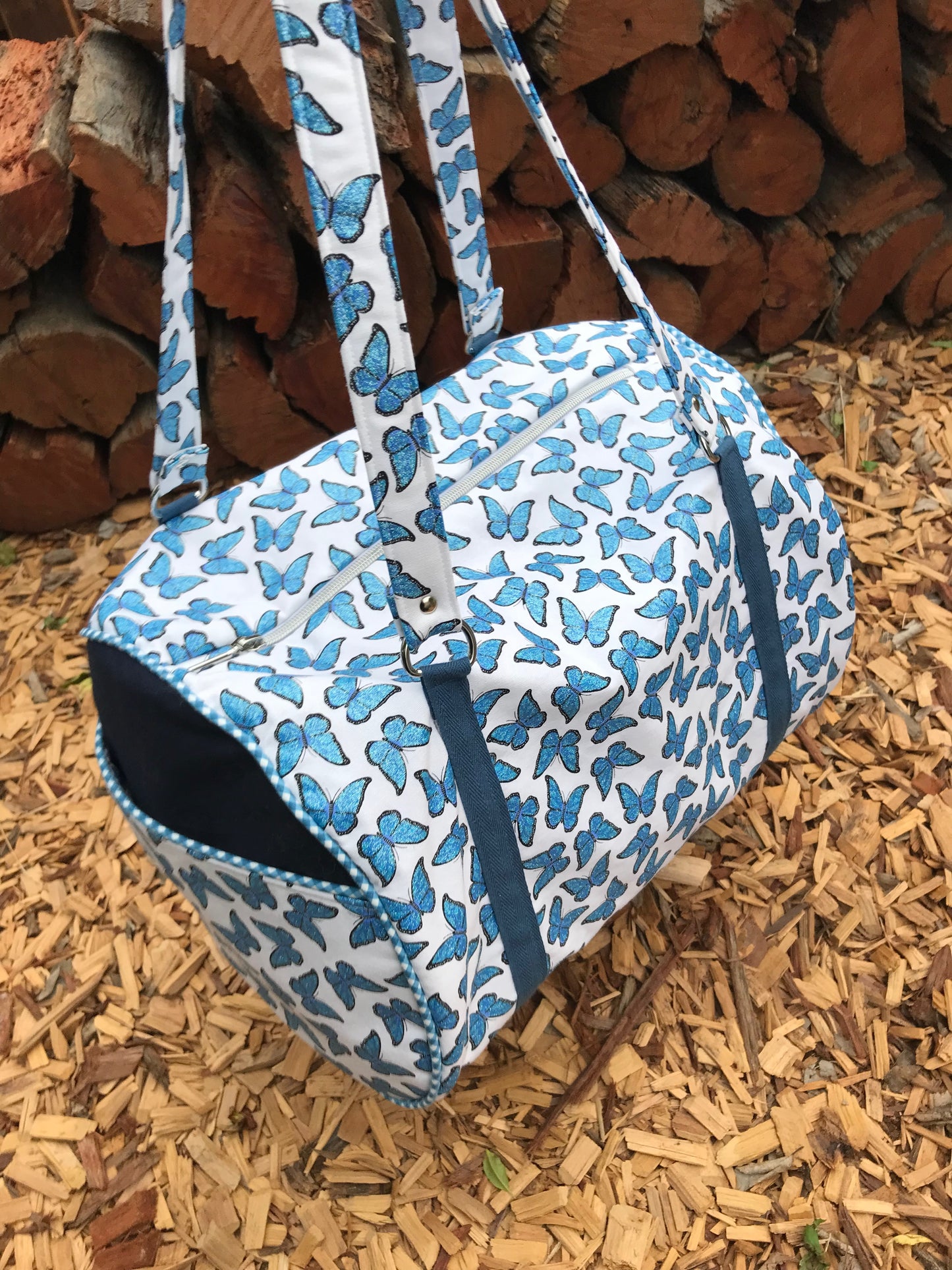 Duffle Bag - Sparkly Butterflies