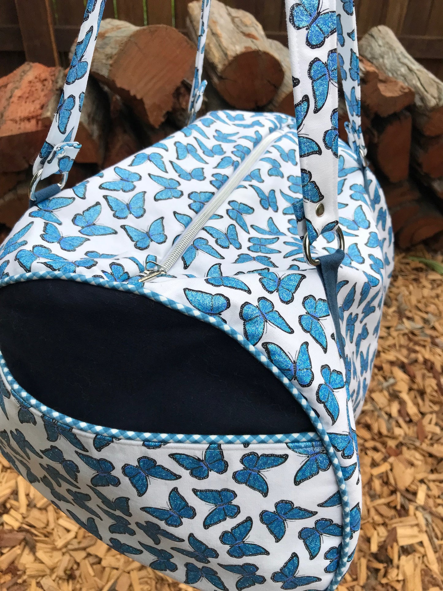 Duffle Bag - Sparkly Butterflies