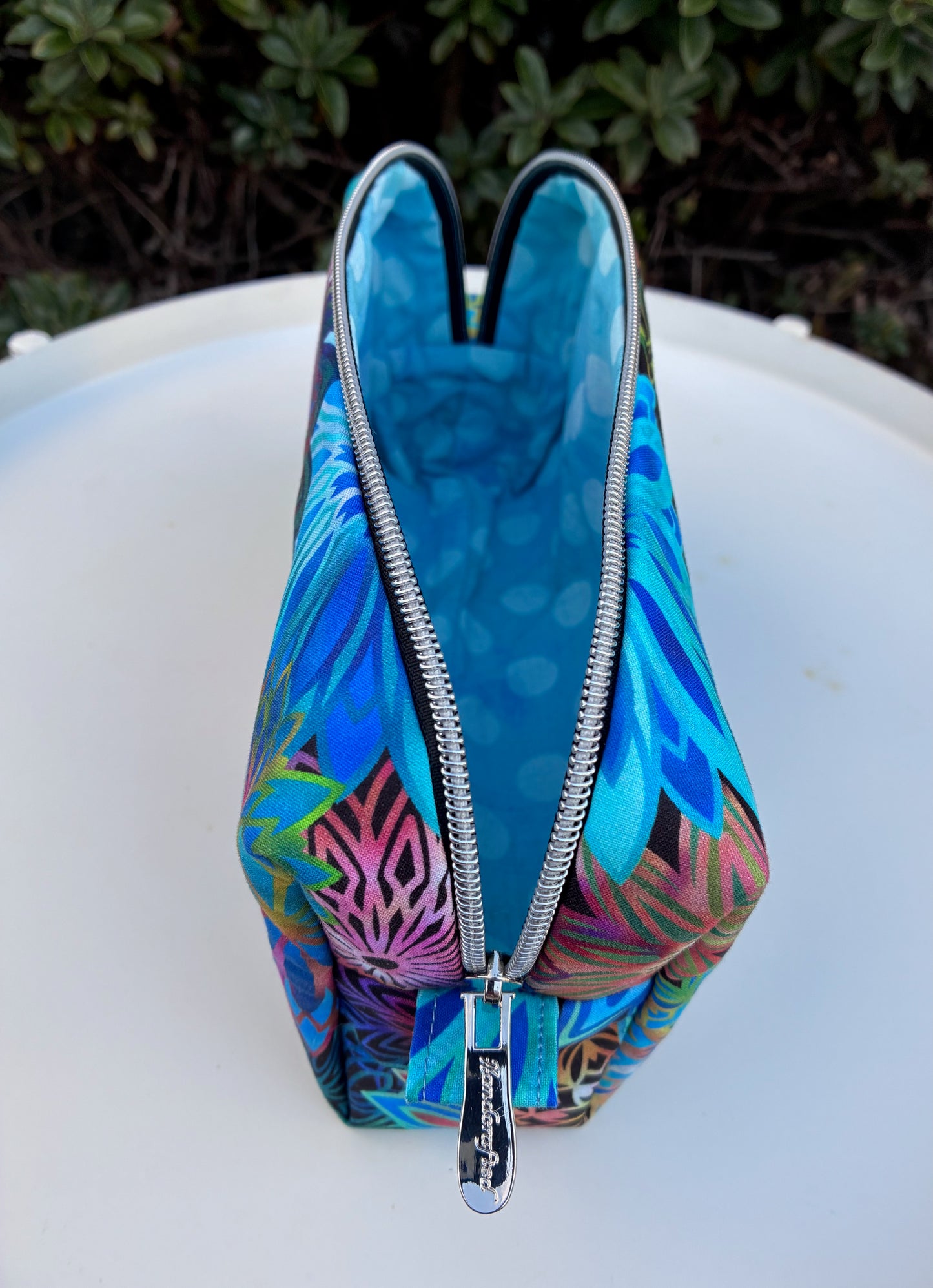 Bilby Pouch - Dazzle (Jason Yenter for In The Beginning fabrics) lined with Grunge Hits The Spot for Moda