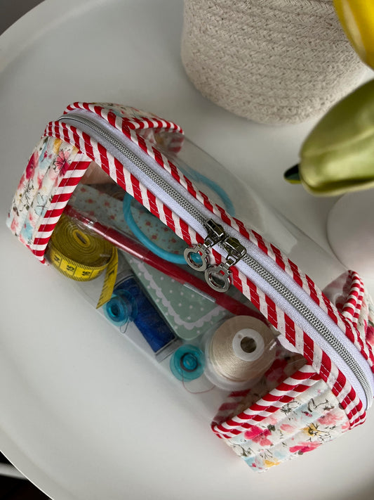 Clearly Trixie pouch - Sevenberry Floral