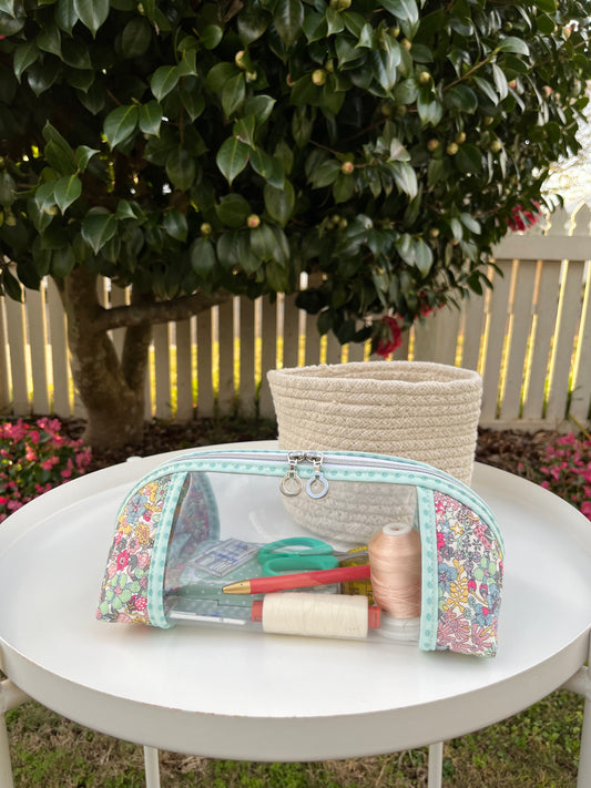 Clearly Trixie pouch - Liberty Florals