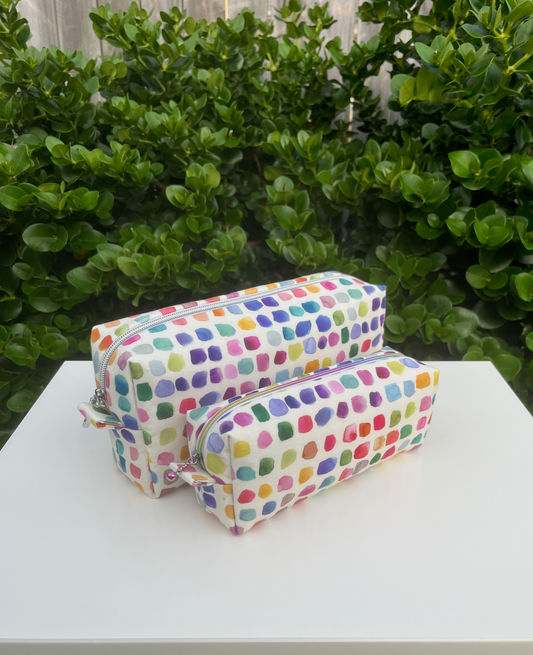 Bilby Pouch - Flowers Wee Colour Library Multi Bluebellgray (Lewis & Irene)