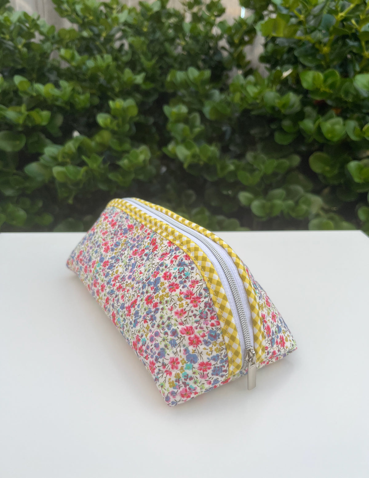 Quilted Trixie Zip Pouch – Phoebe Multi (Liberty of London)