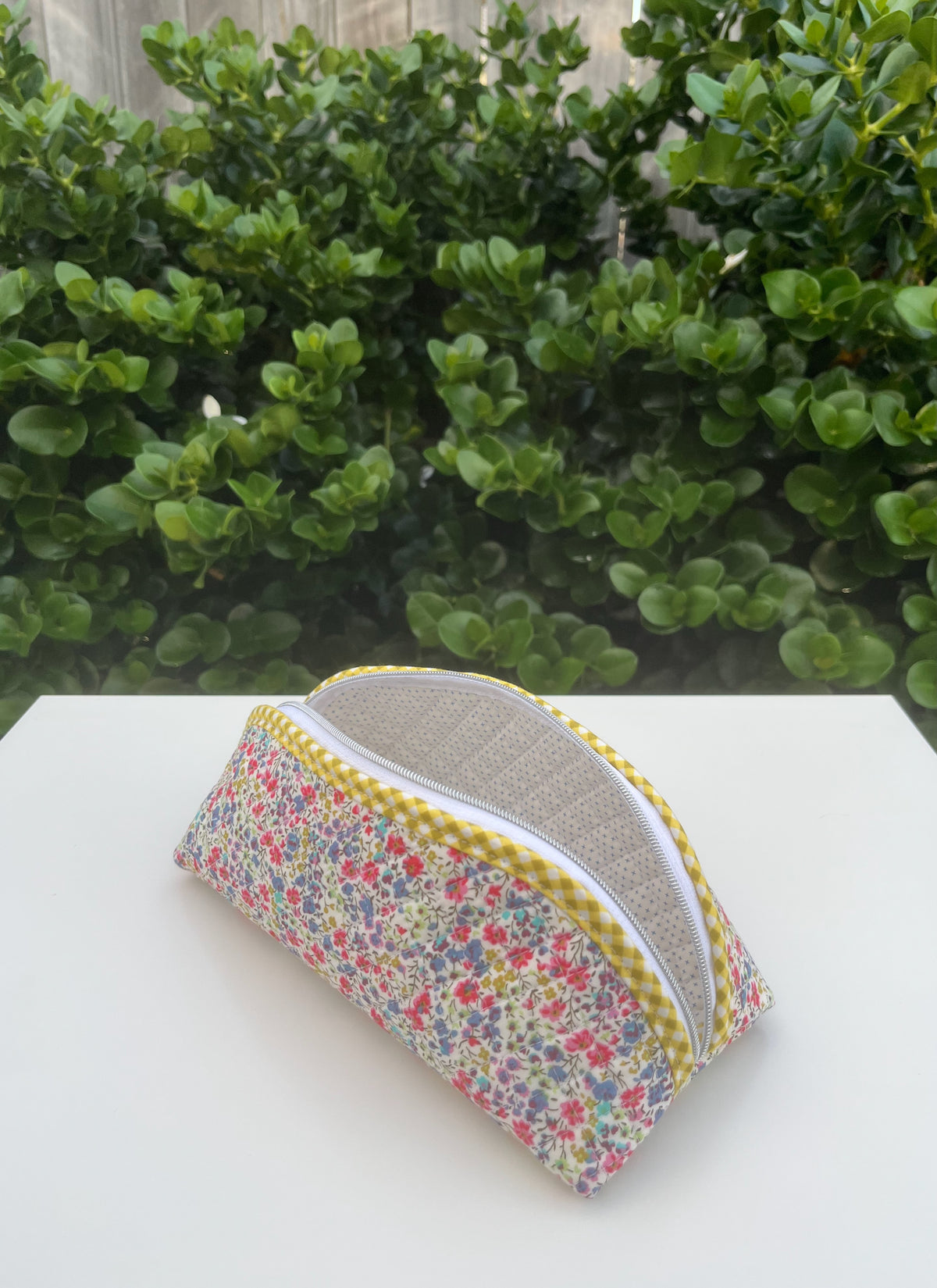Quilted Trixie Zip Pouch – Phoebe Multi (Liberty of London)
