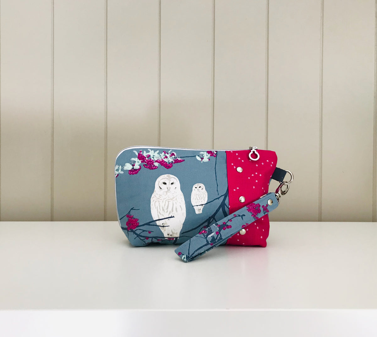 Turnabout Pouch - Bird Songs Four, Eclectic Intuition - Art Gallery Fabrics