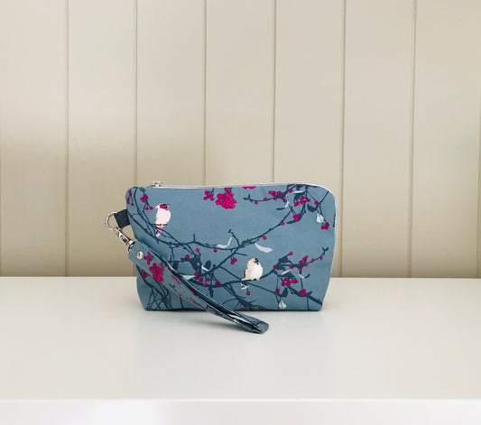 Turnabout Pouch - Bird Songs Four, Eclectic Intuition - Art Gallery Fabrics