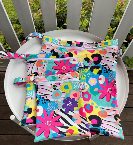 Water-resistant wet bags - Barbarella (Ladybird and Roar)