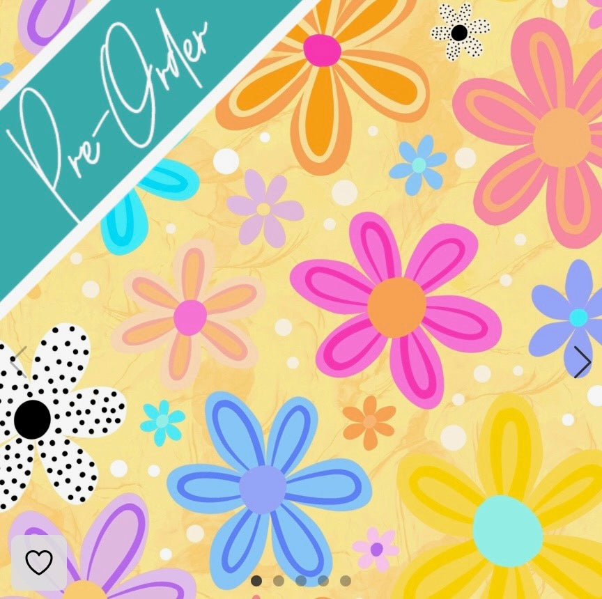 PRE-ORDER Water-resistant wet bags (Blushing Blooms - Wonderland Design Co)