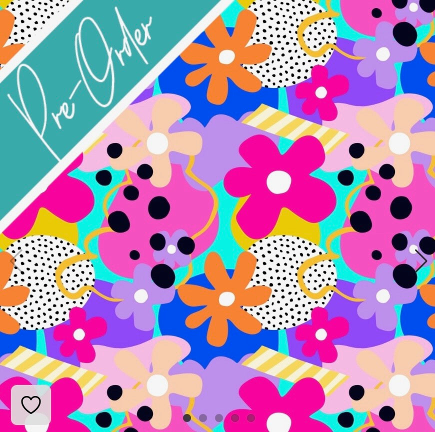 PRE-ORDER Water-resistant wet bags (Wonder Bloom - Wonderland Design Co)