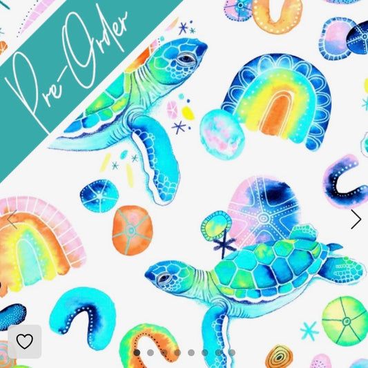 PRE-ORDER Water-resistant wet bags - Turtle Cove (DaniEm Art)