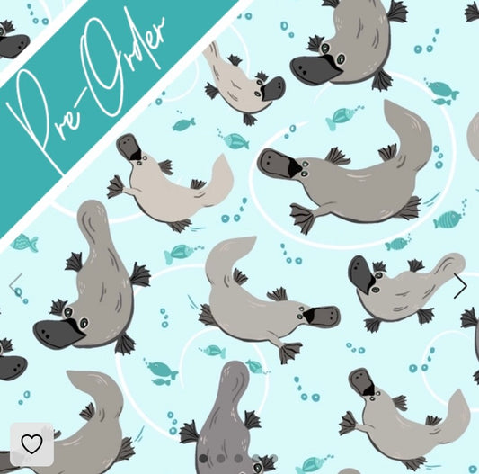 PRE-ORDER Water-resistant wet bags - Platypus (Annette Winter)