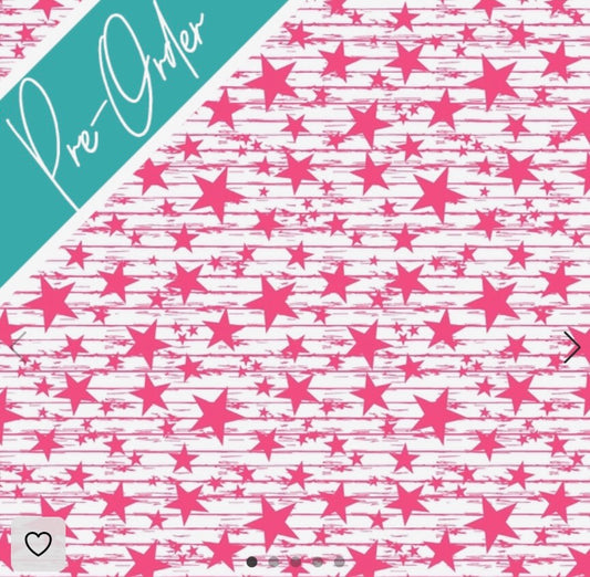 PRE-ORDER Water-resistant wet bags - Ballerina Pink Stars (Annette Winter)