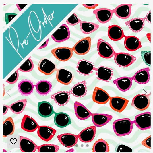 PRE-ORDER Water-resistant wet bags (Sunglasses - Annette Winter Designs)