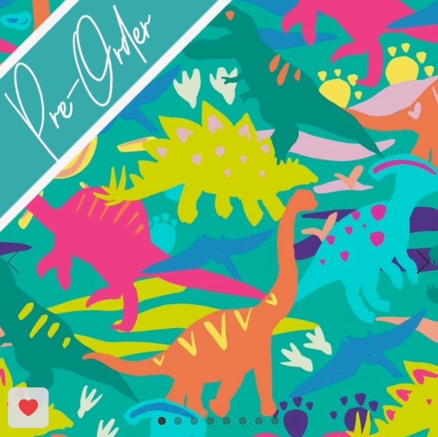 PRE-ORDER Water-resistant wet bags - Rocking Dinos (Ladybird and Roar)