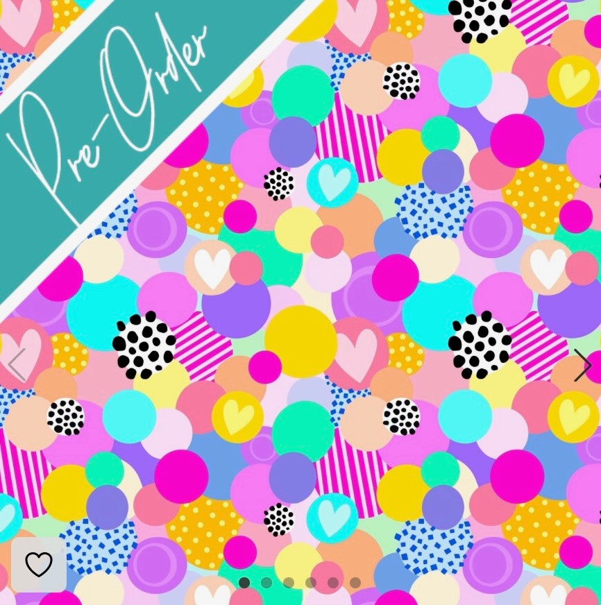 PRE-ORDER Water-resistant wet bags - Love Bubble (Wonderland Design Co)